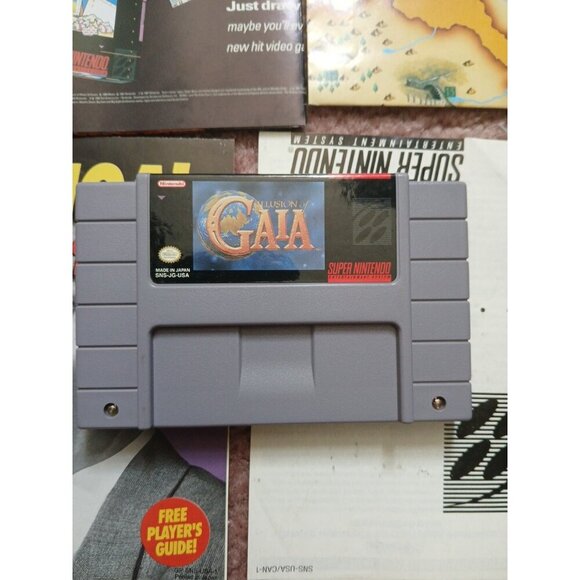 Illusion of Gaia (Super Nintendo SNES, 1994) Complete CIB ADULT OWNED WOW CLEAN! - Picture 11 of 16